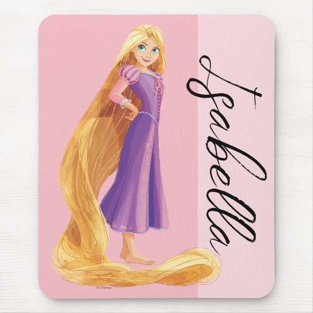 Fierce & Fearless Rapunzel Mouse Pad (Front)