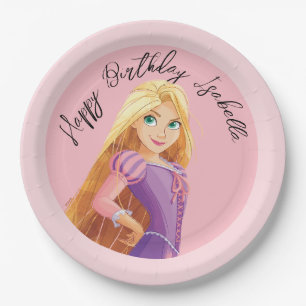 Fierce & Fearless Rapunzel Paper Plate