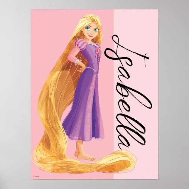 Fierce & Fearless Rapunzel Poster (Front)