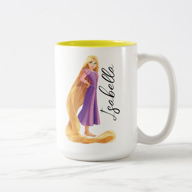 Fierce & Fearless Rapunzel Two-Tone Coffee Mug (Right)