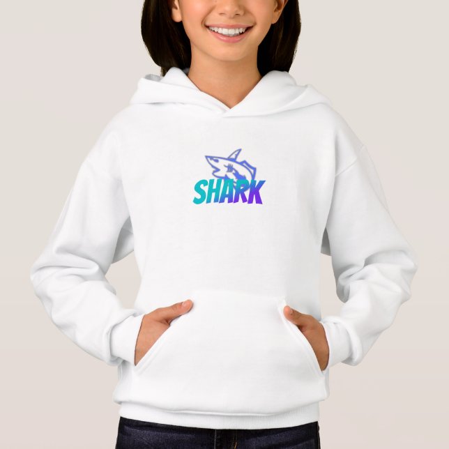 Fierce Gradient Shark Logo | Bold Ocean (Front)