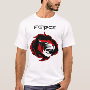 Fierce King imprimé T-shirt Homme de base