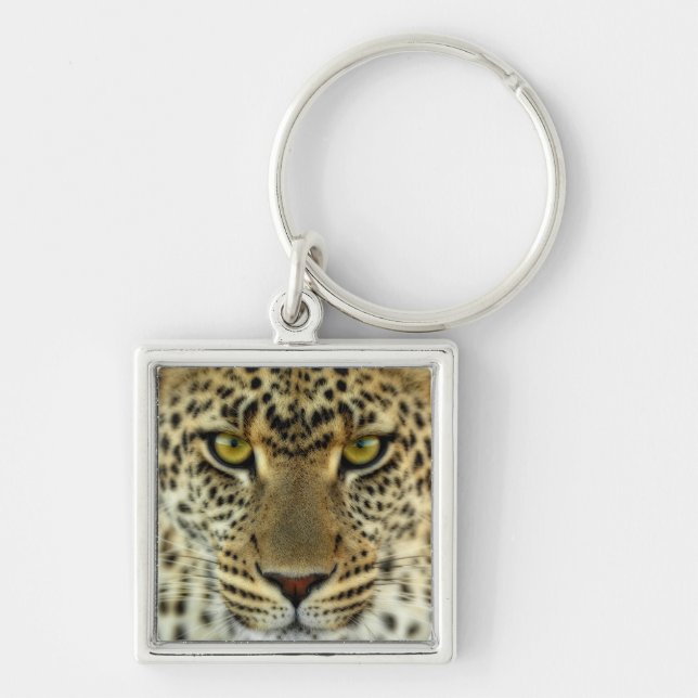 Fierce Leopard Keychain (Front)