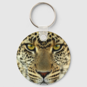 Fierce Leopard Keychain