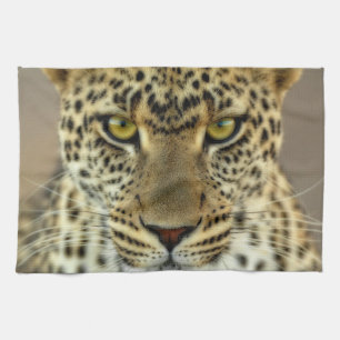 Fierce Leopard Kitchen Towel