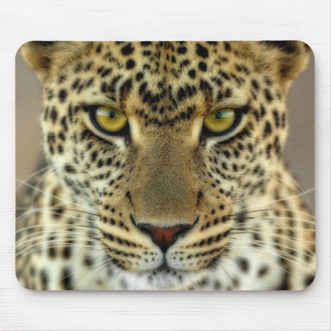 Fierce Leopard Mouse Pad (Front)
