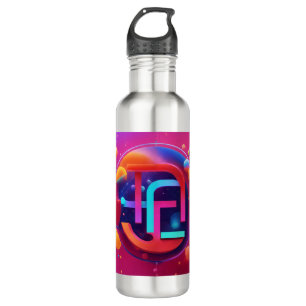 Fierce Logo  Informational Channel Tik-Tok 24-0z 710 Ml Water Bottle