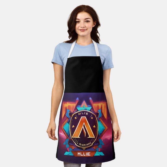 Fierce "M Like Gaming" Logo Art - Apron (Worn)