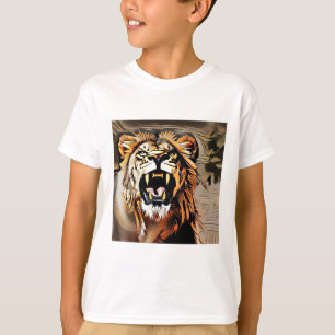 Fierce Majestic Lion - King Of The Beasts T-Shirt