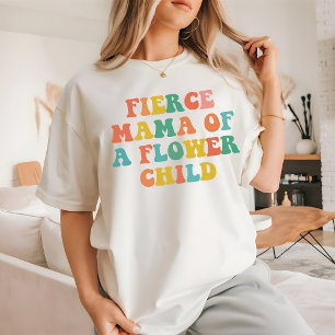 Fierce Mama Retro Shirt, Birthday Gift for Mom T-Shirt