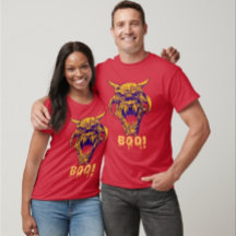 Fierce Monster BOO Halloween Scary Design Tshirt 