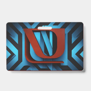 Fierce Netflix Logo on Black and Blue Background- Badge