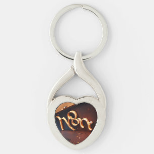 Fierce "Noor" 3D Logo Design for Keychain