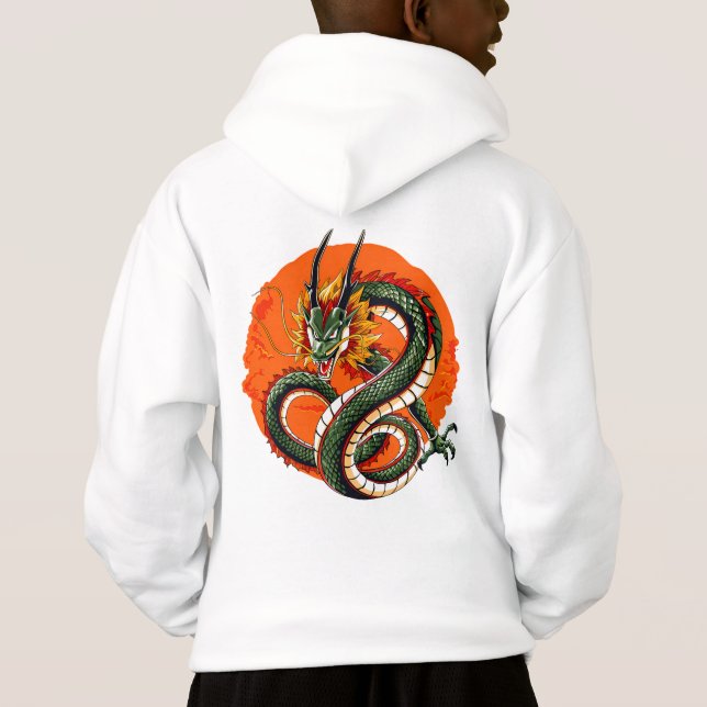 Fierce orange Dragon (Back)