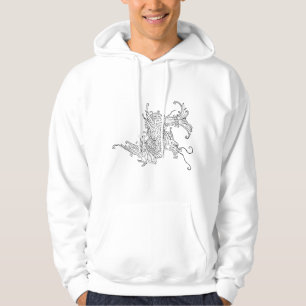Fierce Oriental Dragon Hoodie