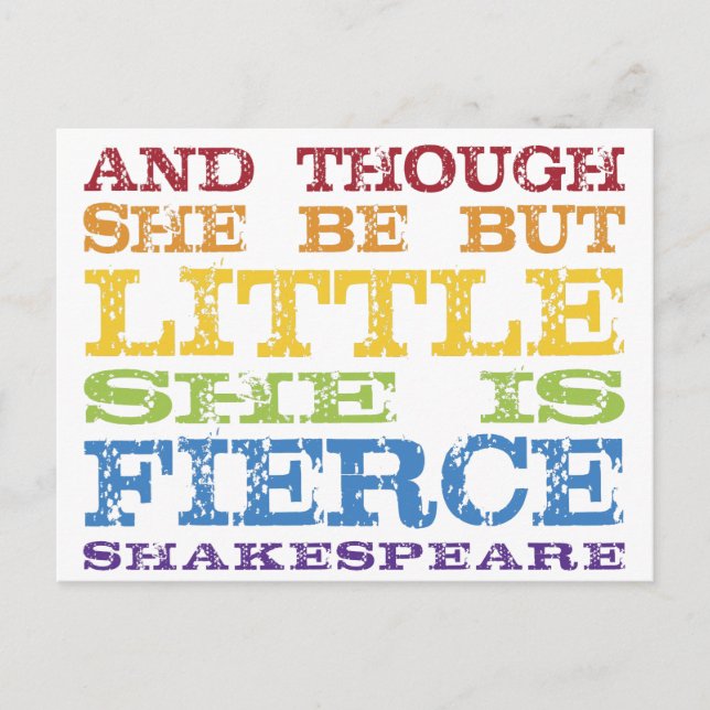 Fierce Postcard (Front)