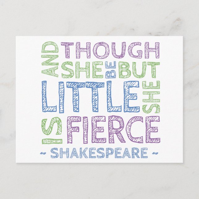 Fierce Postcard (Front)