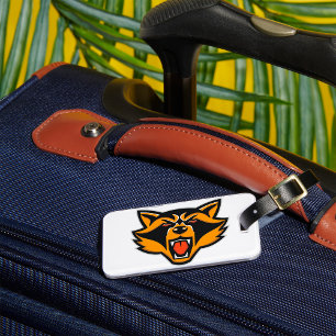 Fierce Raccoon Mascot Bold Wild Animal Graphic  Luggage Tag