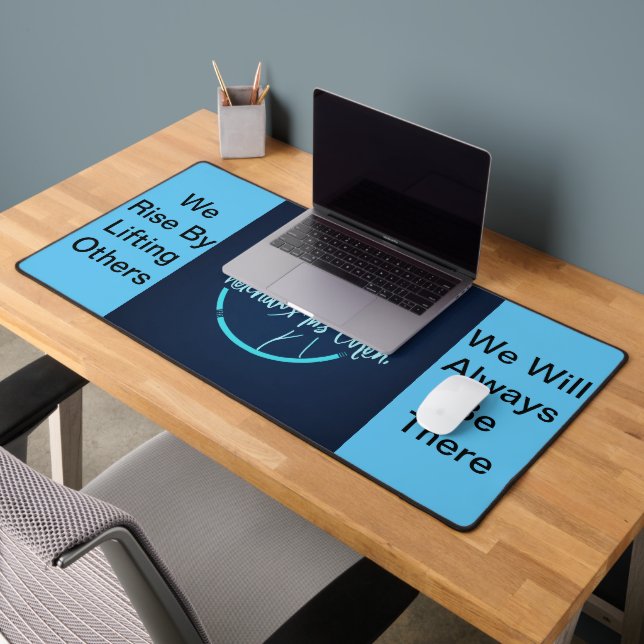 Fierce 'Technology is Man's Best Friend' Art Colle Desk Mat (Office 2)