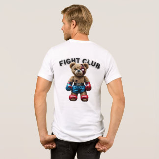 Fierce Teddy Bear with Boxing Gloves Tri-Blend Shirt