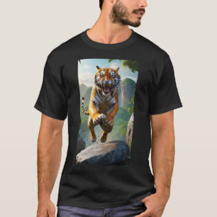 Fierce Tiger Black Men's Shirt