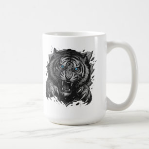 Fierce Tiger Breakthrough: Bold & Wild Coffee Mug