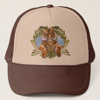 Fierce Tiger Crest Endangered Trucker Hat