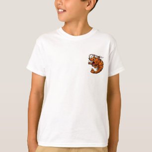 Fierce Tiger Shrimp Mashup Kids T-Shirt