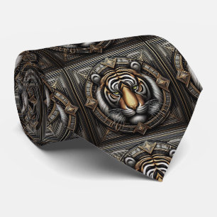 Fierce Tiger Tie   Masculine Men's Fashion