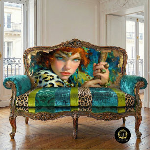 Fierce Tribal Warrior Decoupage Tissue Paper