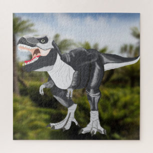Fierce Tyrannosaurus rex, personalised Jigsaw Puzzle