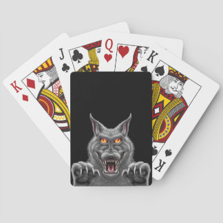 Fierce Werewolf Playing Cards