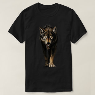 Fierce Wolf – Angry Wild Wolf Predator T-Shirt