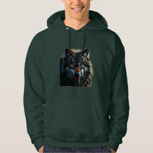 Fierce Wolf – Symbol of Strength and Freedom Hoodie