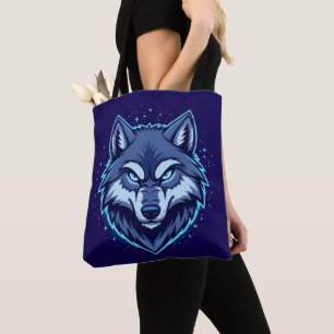 Fierce Wolf – Symbol of Strength and Freedom Tote Bag