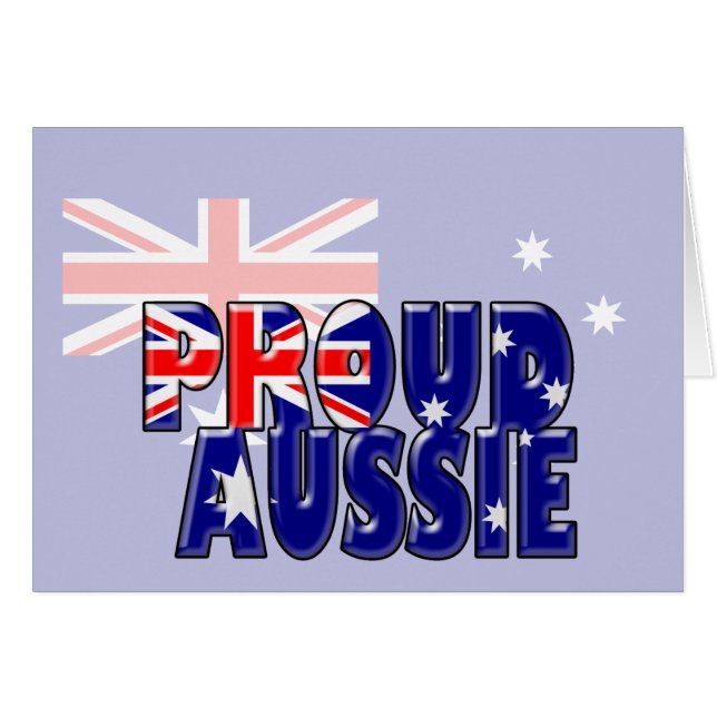 fière Aussie (Devant horizontal)
