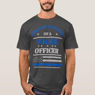 Fière cousine d'un T-shirt policier