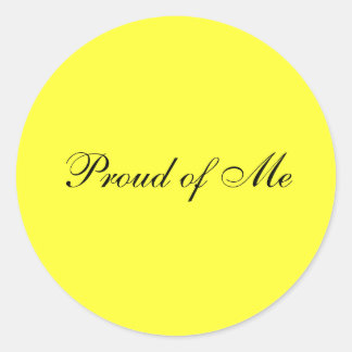 Fière de moi Sticker