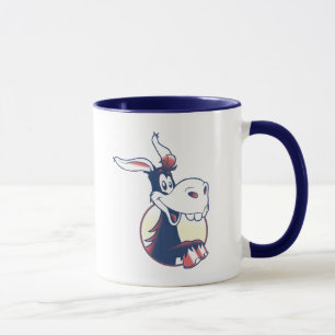 Fière Démocrate Funny Donkey Patriotic Mug