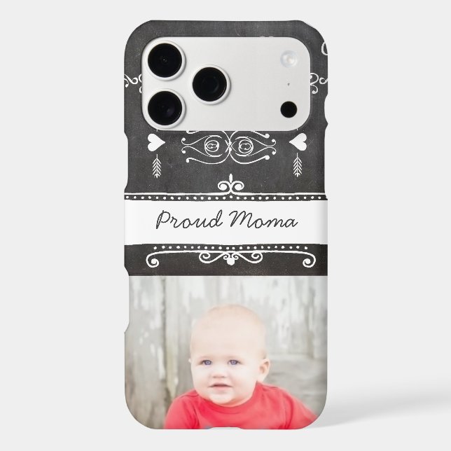 Fière Moma Chalkboard Typographie Art (Verso)