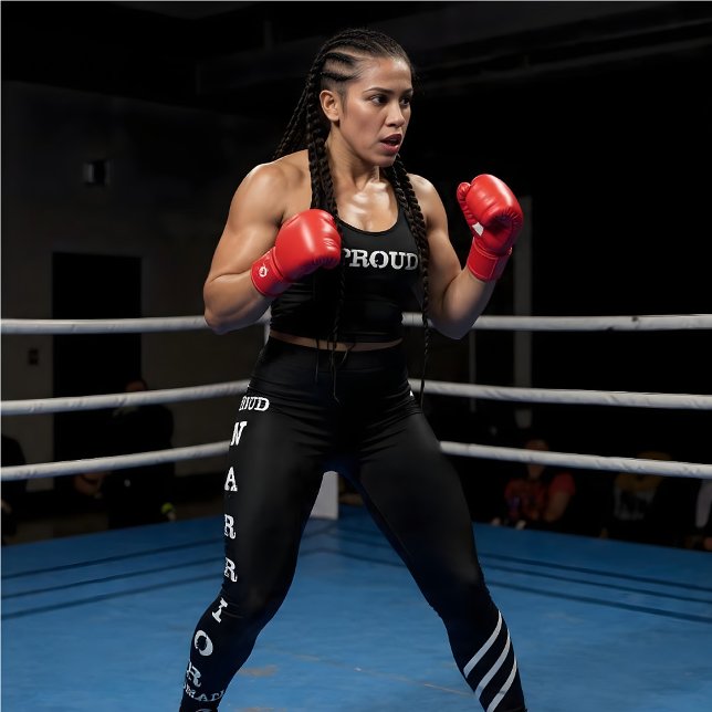 Fière Warriror Woman Leggings (Créateur téléchargé)