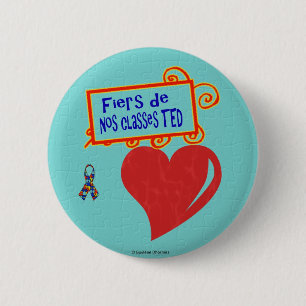 Fiers de nos classes TED 2 Inch Round Button