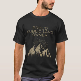 Fiers Propriétaire De Terrain Public T-Shirt Long