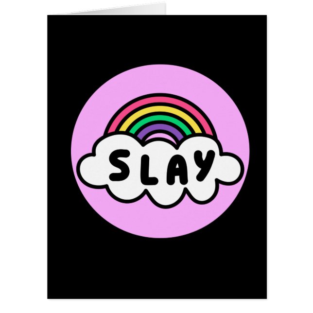 Fierté - couleur arc-en-ciel avec nuages. (Devant)