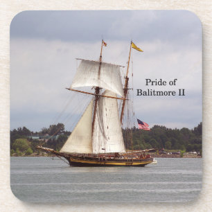 Fierté de Baltimore II 6 dessous de verre en plast
