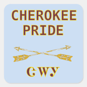 Fierté de Cherokee avec flèches Sticker