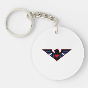 Fierté de l'aigle en cuir
