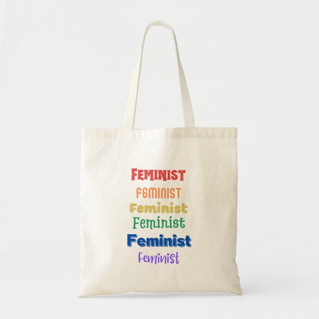 fierté féministe - police amusante - sac fourre-to (Devant)