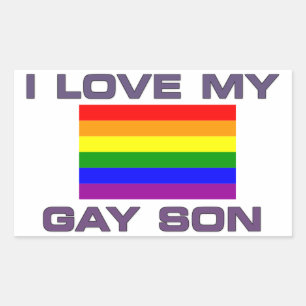 FIERTE - J'AIME MON FILS GAY - AUTOCOLLANT
