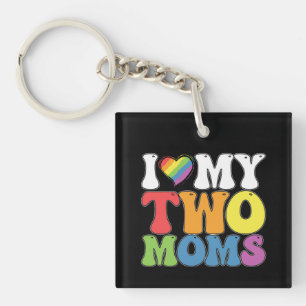 Fierté LGBT J'aime mes deux mamans Gay Lesbienne S